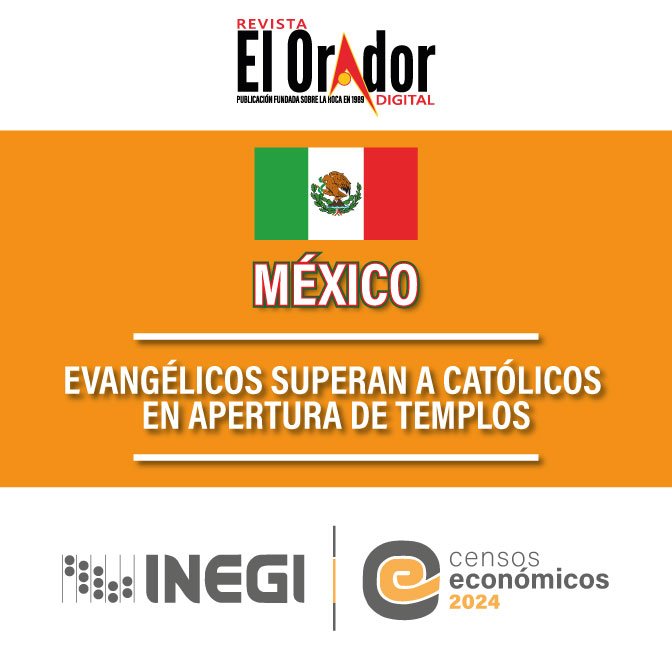 EVANGÉLICOS SUPERAN A CATÓLICOS EN APERTURA DE TEMPLOS