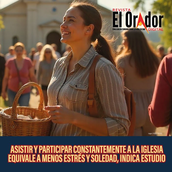 Asistir a la Iglesia, menos stress y soledad